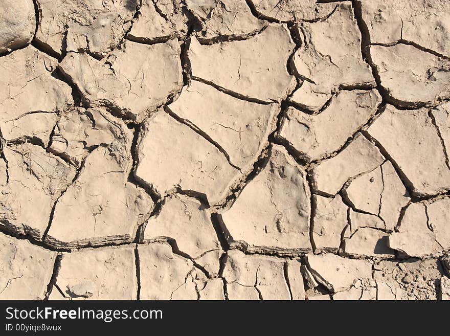 Background of a dry Dirt without a grass without water. Background of a dry Dirt without a grass without water