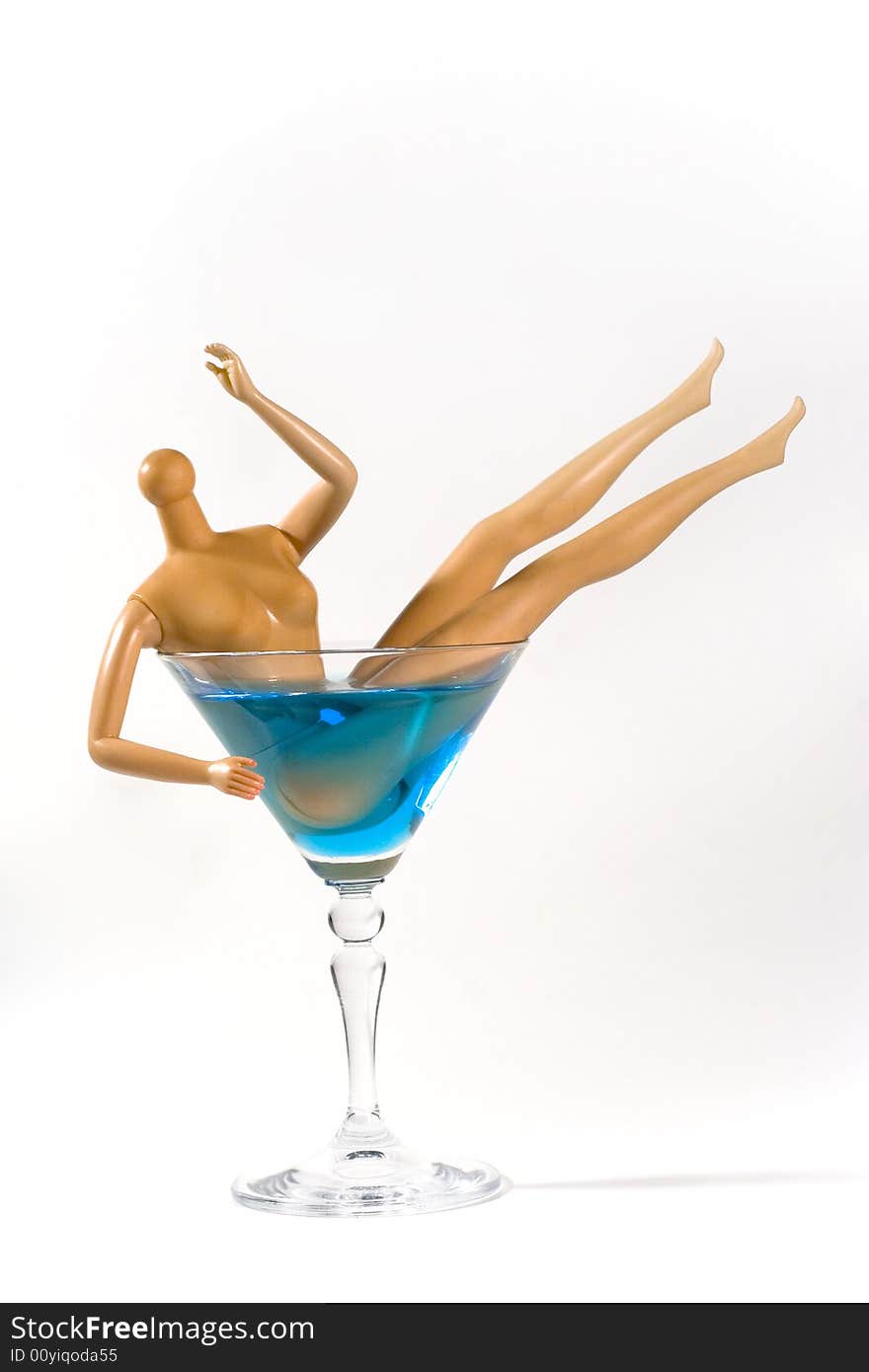 Doll In A Martini Glass