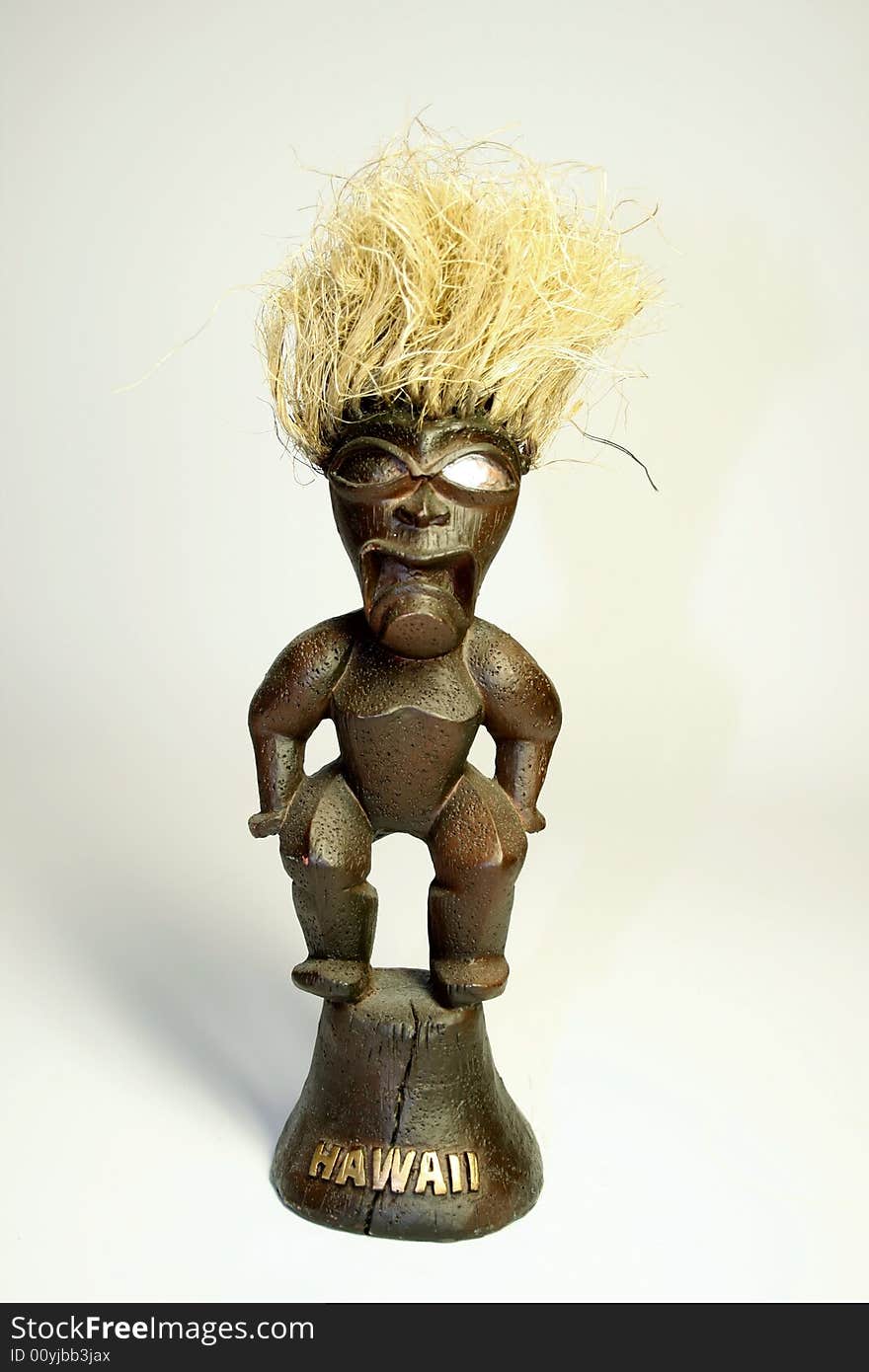 Tiki God Aumakua standing in the likeness of the original sold at Sotheby's