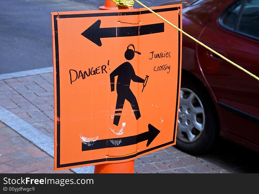 Danger junkies crossing