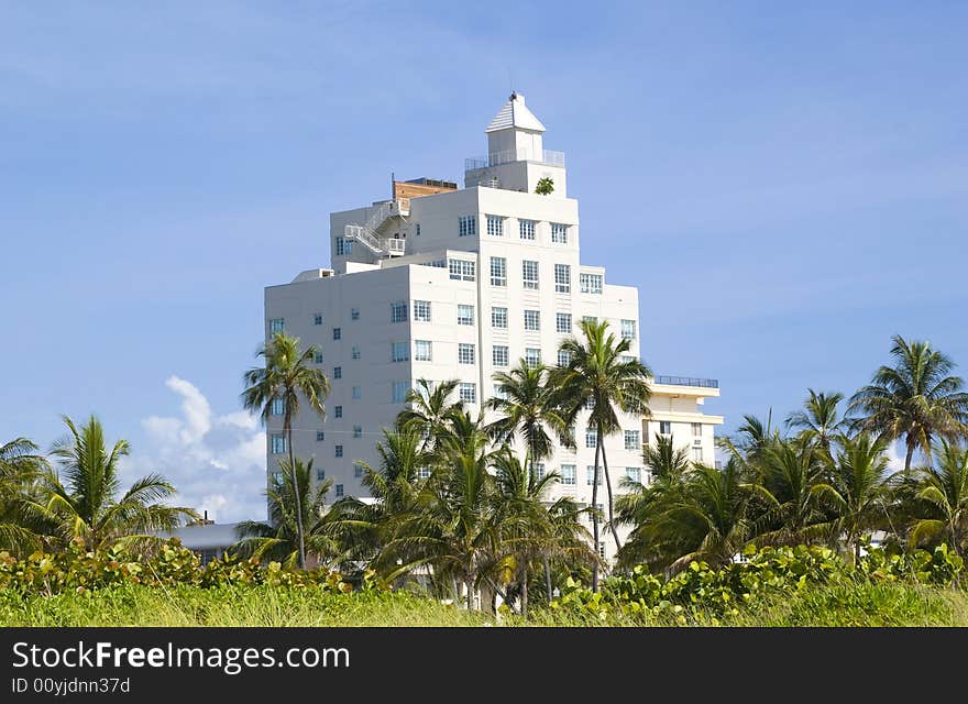 Nice miami beach and sunny day. Nice miami beach and sunny day