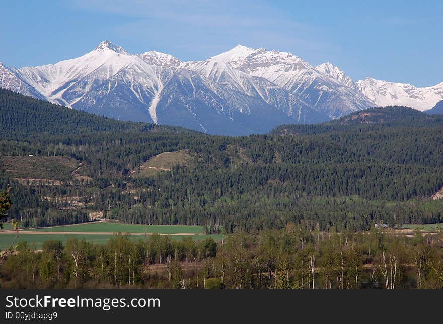 Mountains and forests