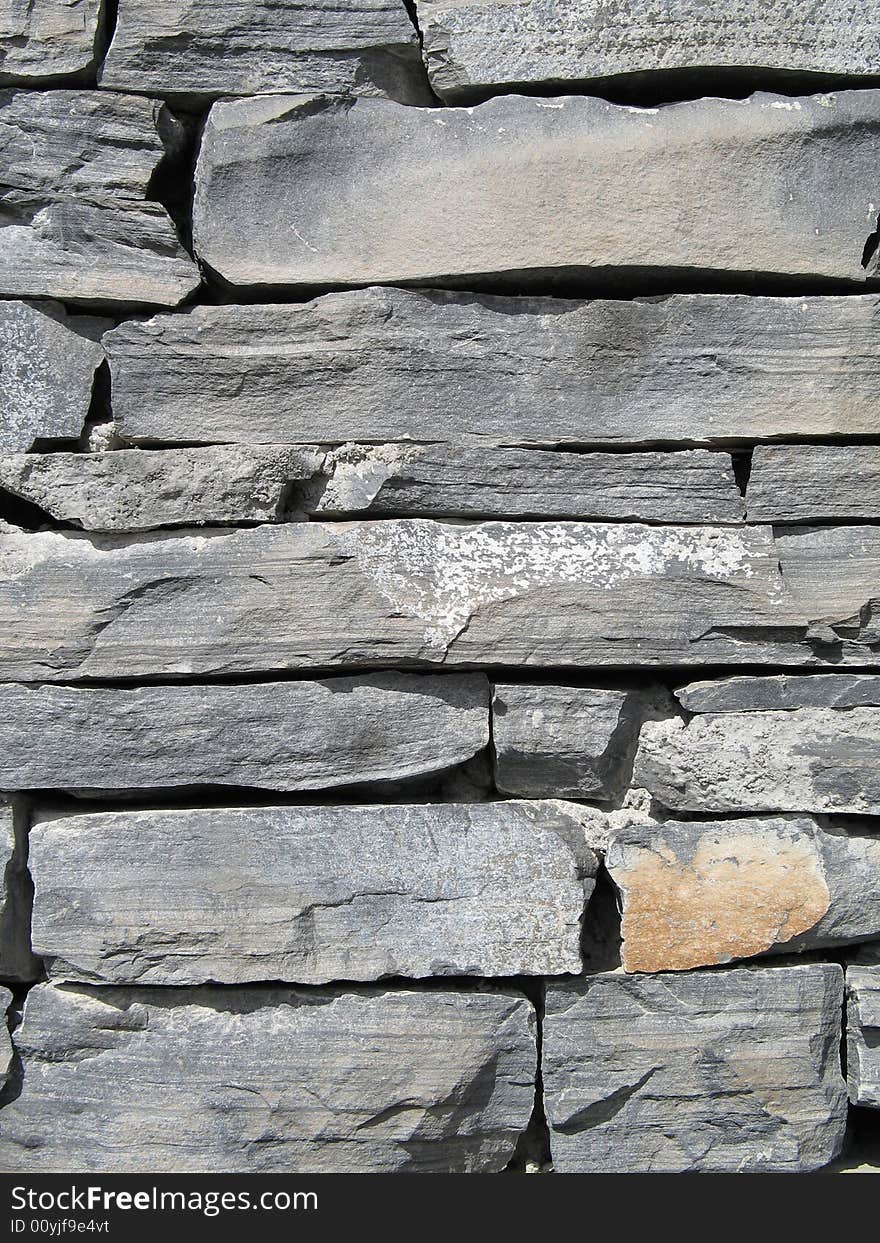 Grey stone wall