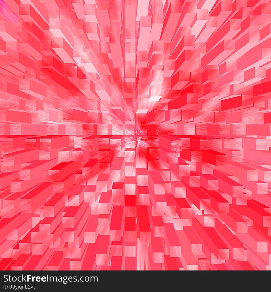 3d red background