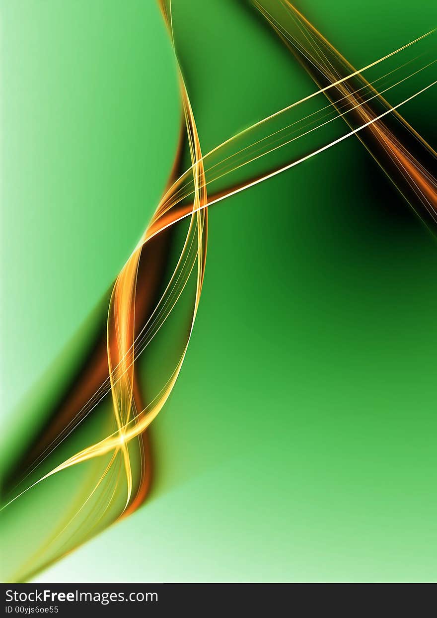 Green fractal. Background. Digital illustration. Green fractal. Background. Digital illustration.