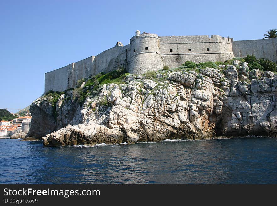 Old fort in Dubrovnik. (Croatia)