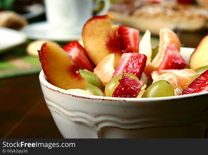 Variety of fresh natural fruits