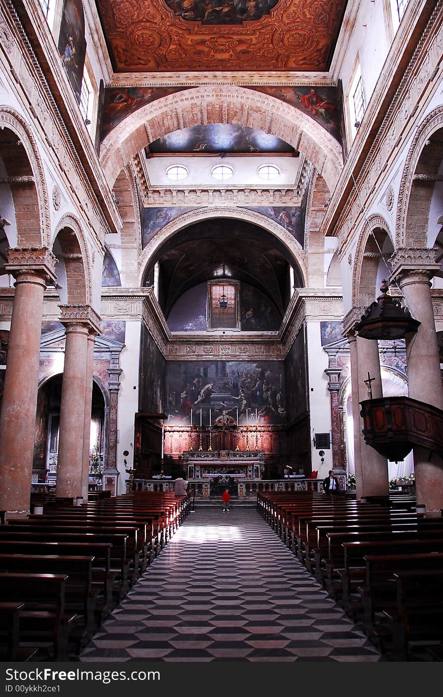 An Italian church from the Puglia region