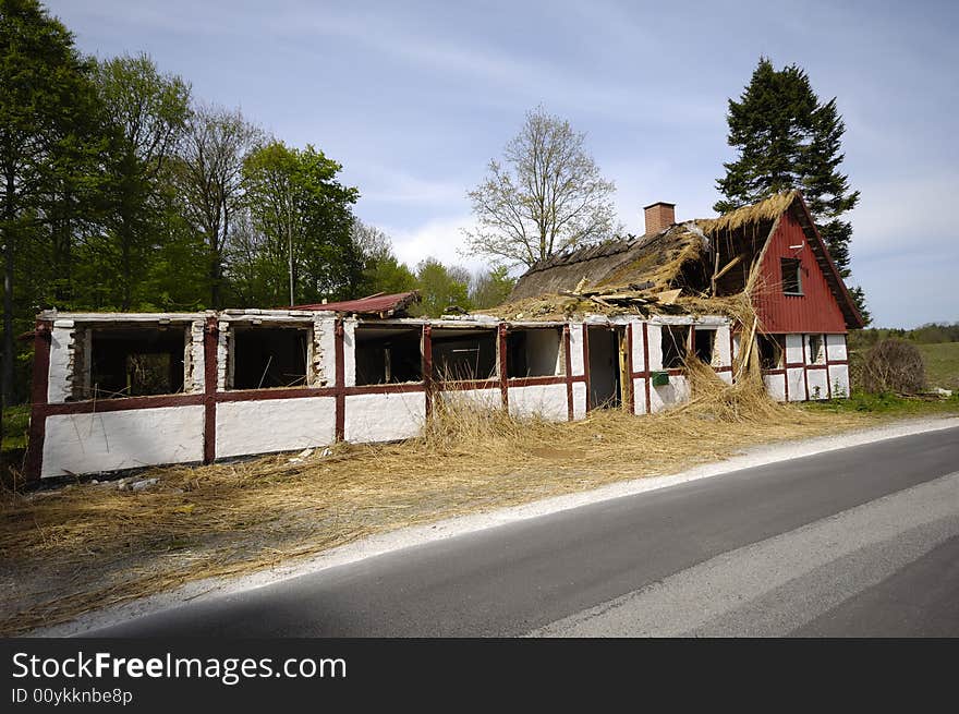 Old house in ruin