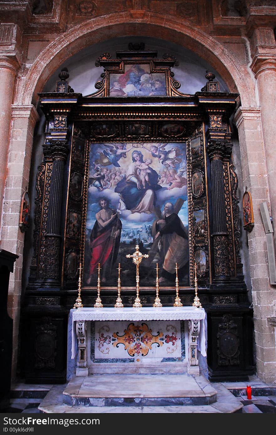 An Italian church from the Puglia region