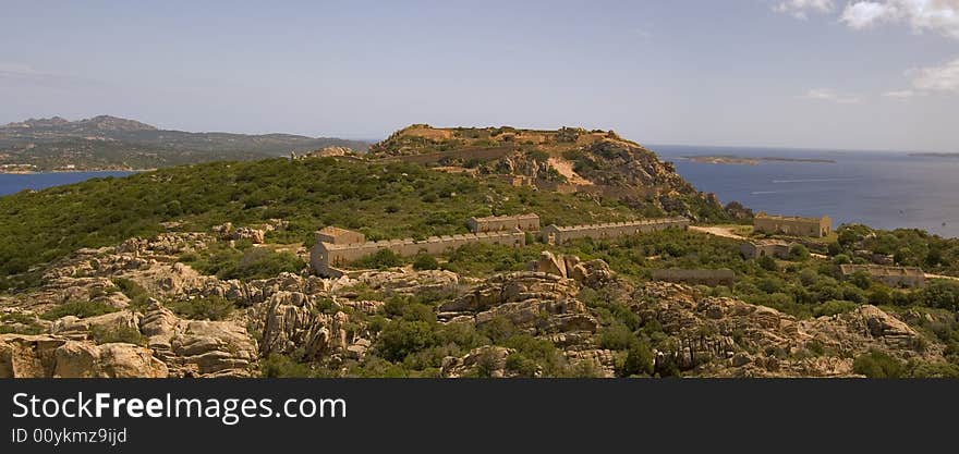 Second World War Fortress In Sardinia