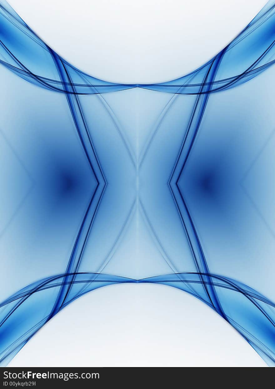 Blue fractal. Background. Digital illustration. Blue fractal. Background. Digital illustration.