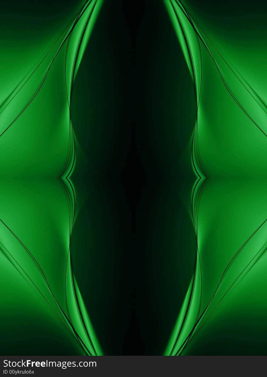 Green lines. Abstract textured fractals. Background. Digital illustration. Green lines. Abstract textured fractals. Background. Digital illustration.