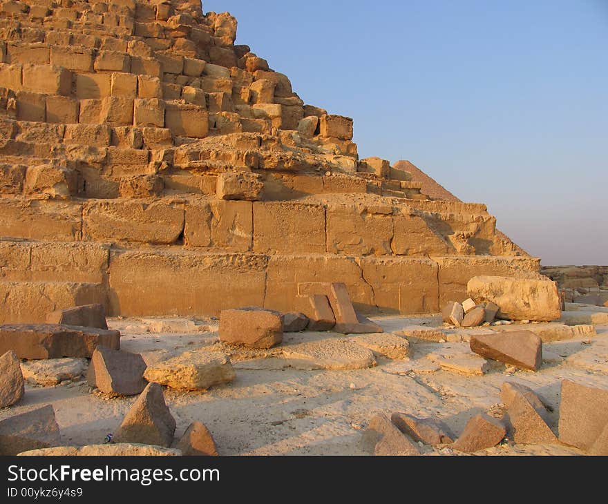 Nice pyramid close view on late afternoon