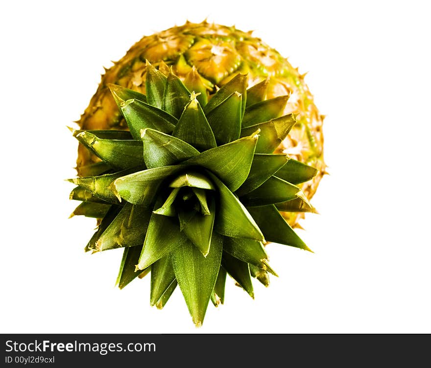 Pineapple isolated on white background. Pineapple isolated on white background