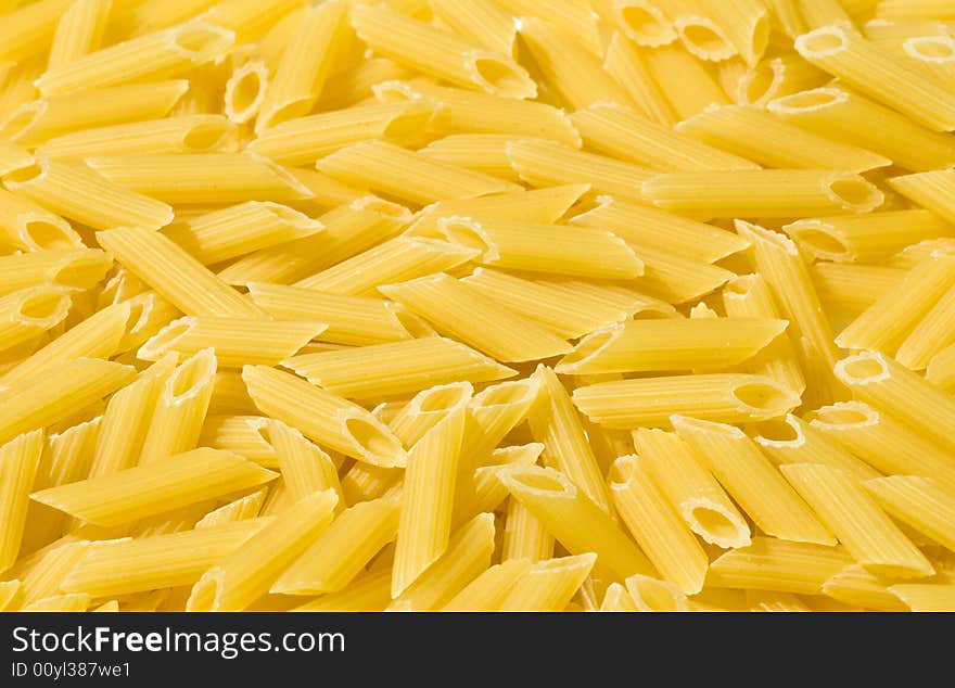 Close up of an Italian typical pasta