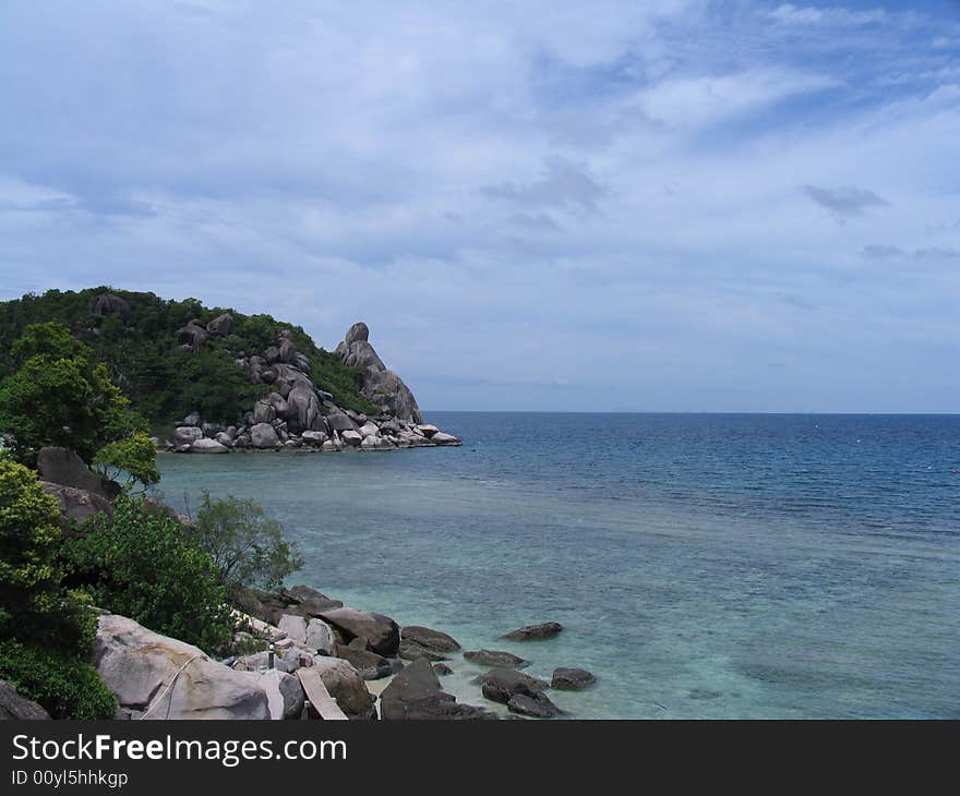 View of a nice beach