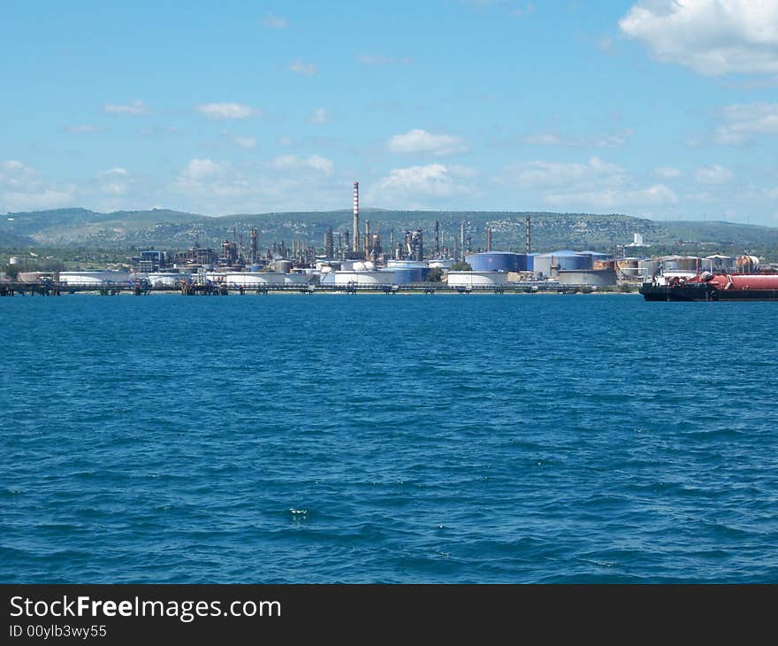 Refinery And Storage Tanks