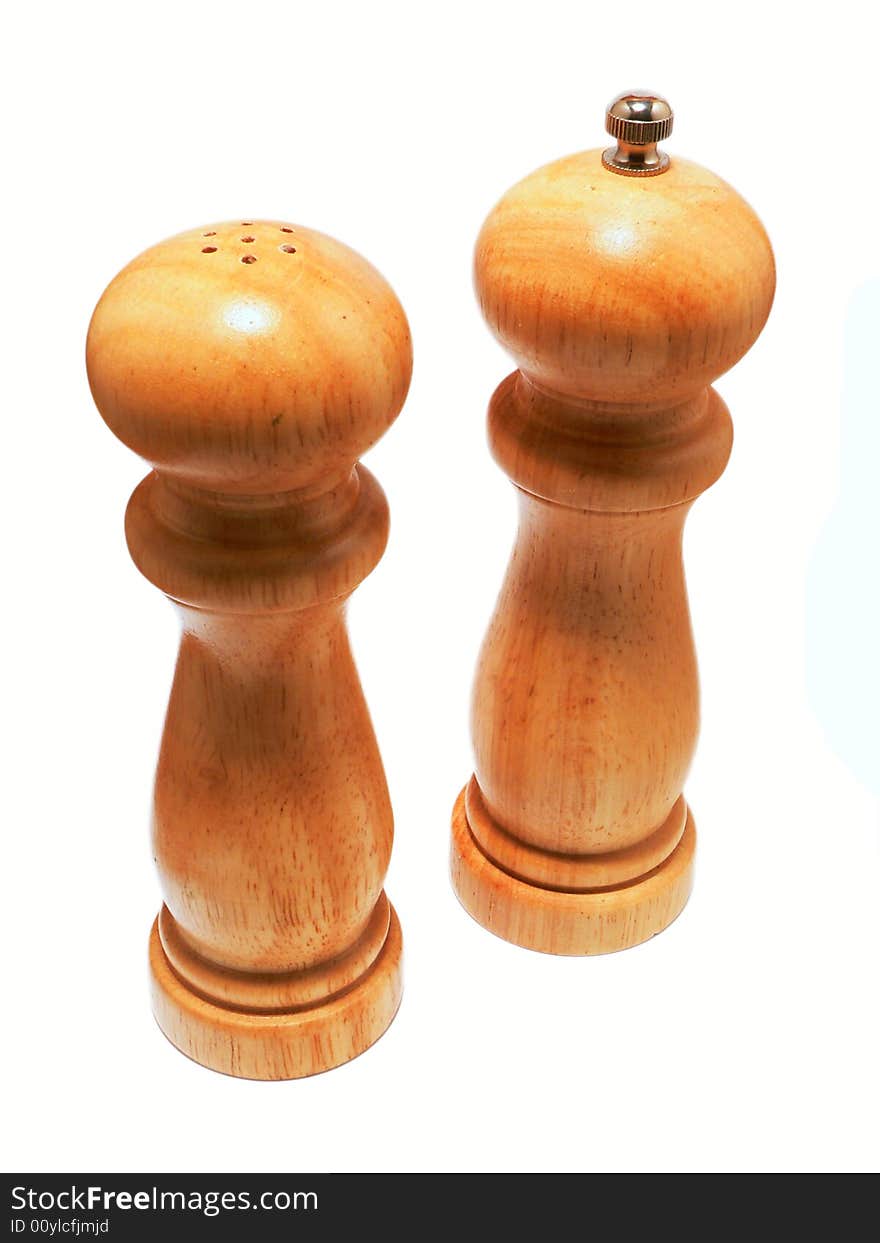 Salt and pepper wooden shaker