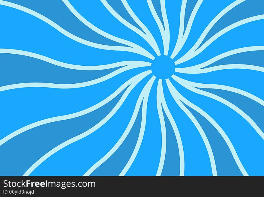 Vector illustration of abstract blue