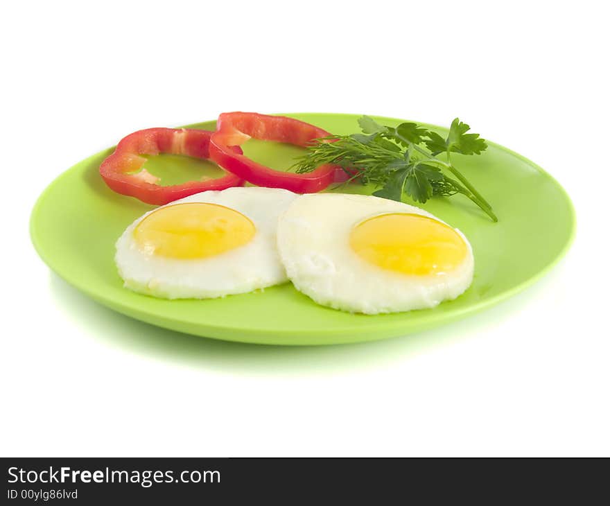 Sunny-side up eggs