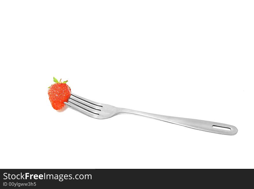 Fork With Strawberry