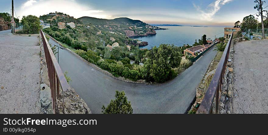 Beautiful panoramic view of provence, france. Beautiful panoramic view of provence, france