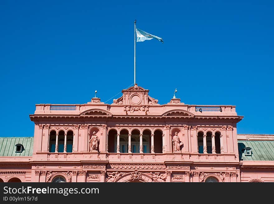 Pink house, Buenos Aires.