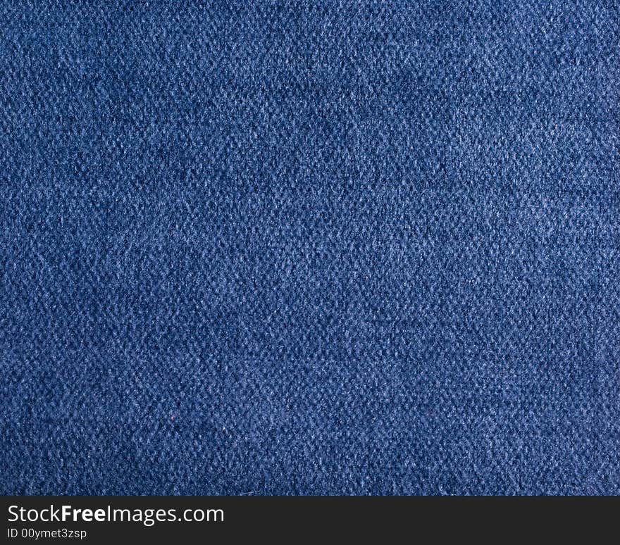 Qualitative blue fabric texture. Abctract background. Close up.