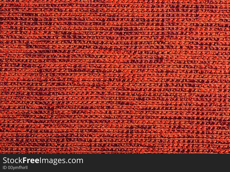 Qualitative red fabric texture. Abctract background. Close up.