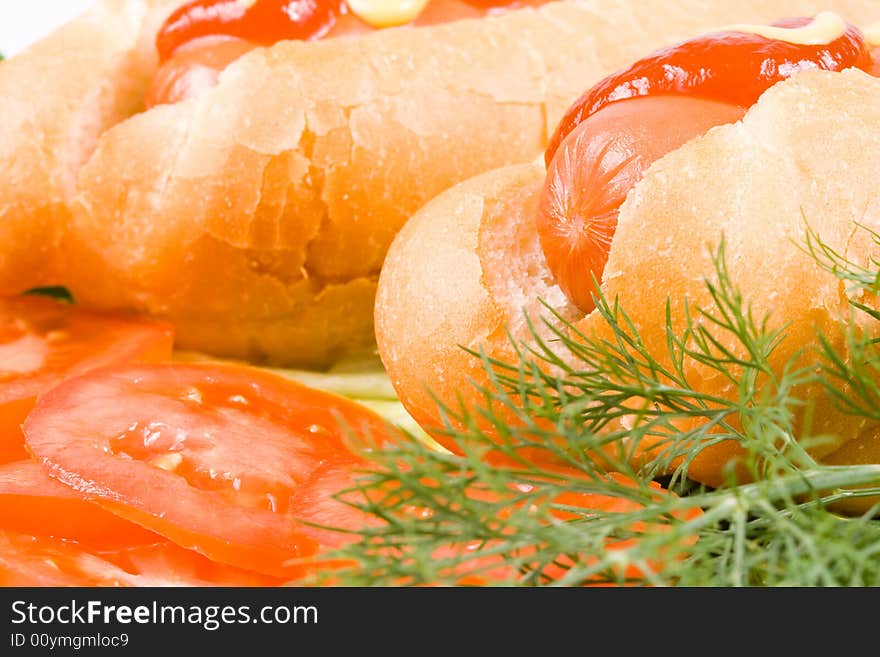 Hot Dogs With Vegetables