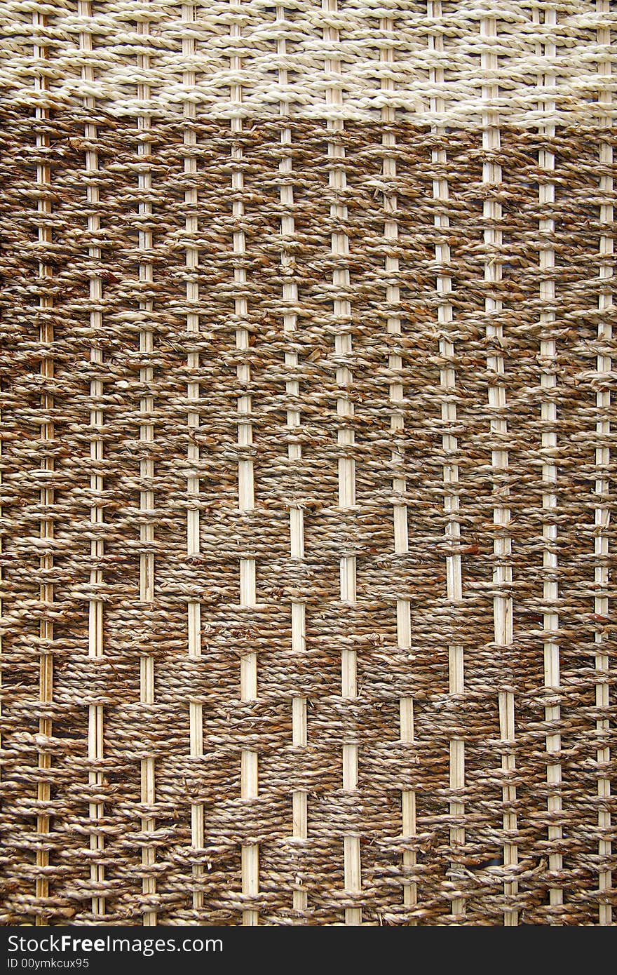 Texture of brown wicker basket