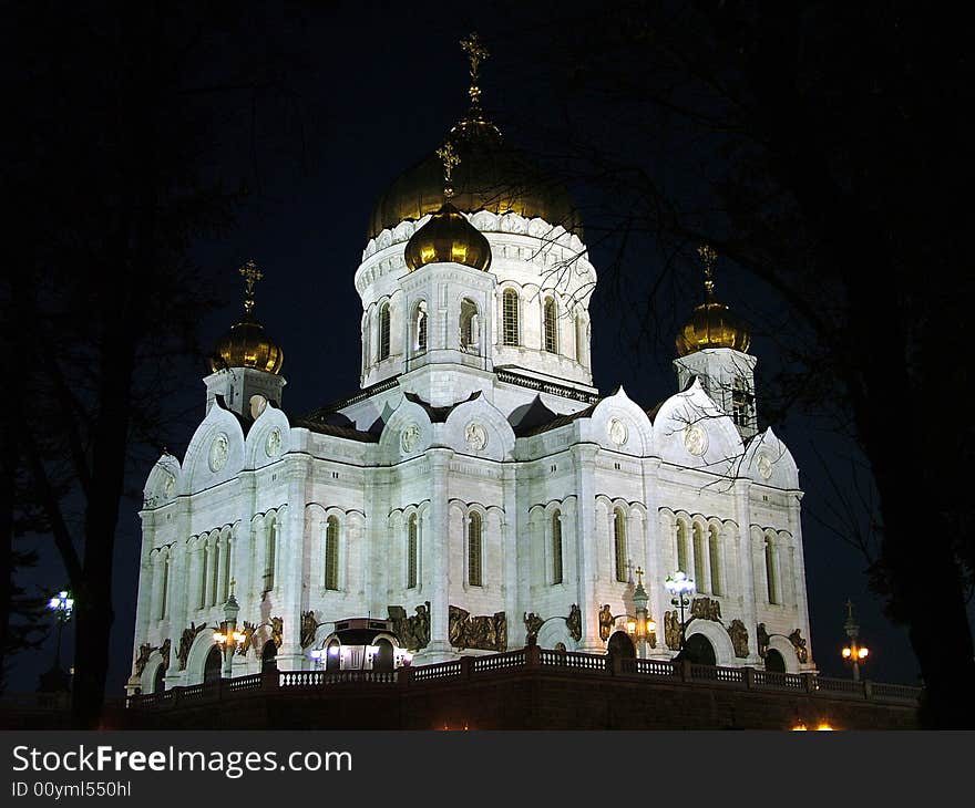 Central orthodox cathedral in Moscow