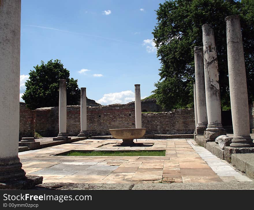 This is the Roman ruins (Felix Rom Romvliana) East Serbia