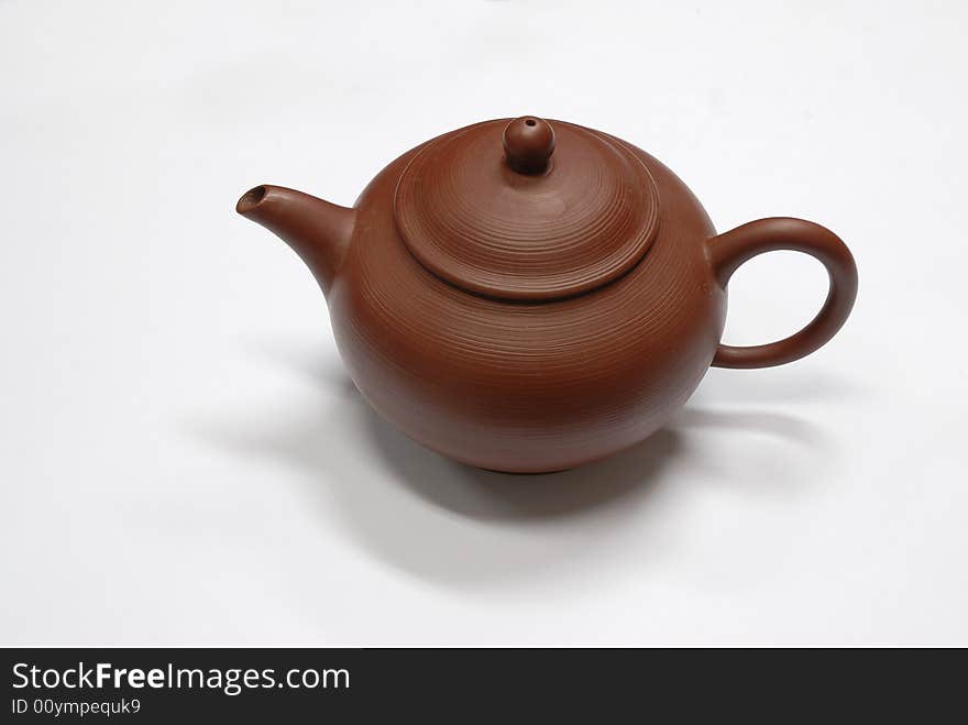 Isolated teapot whit white background