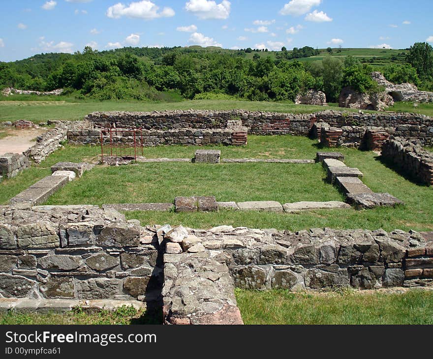 This is the Roman ruins (Felix Rom Romvliana) East Serbia