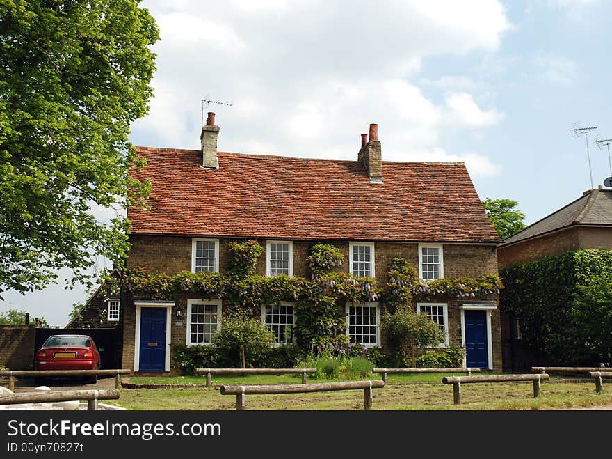 Cottages on a village green