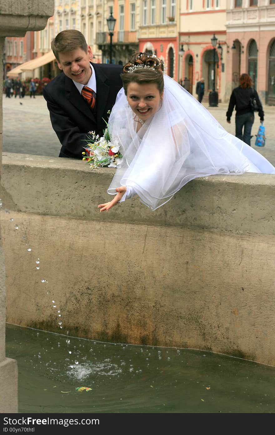 Wedding held in Lviv, Ukraine,. Wedding held in Lviv, Ukraine,