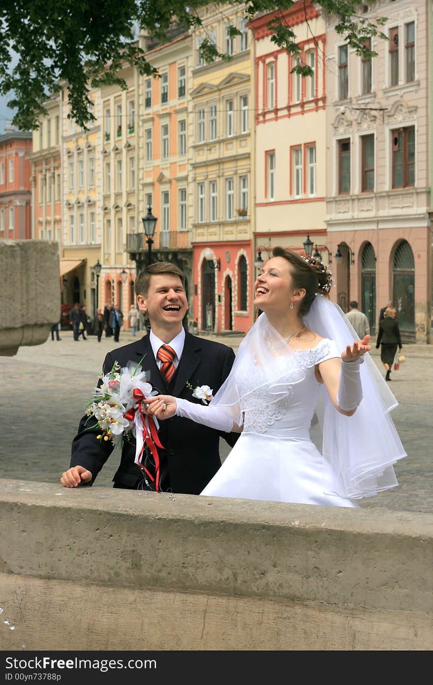 Wedding held in Lviv, Ukraine,. Wedding held in Lviv, Ukraine,