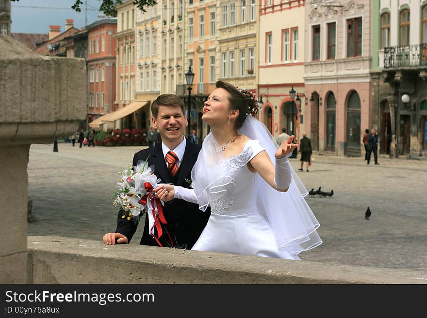 Wedding held in Lviv, Ukraine,. Wedding held in Lviv, Ukraine,