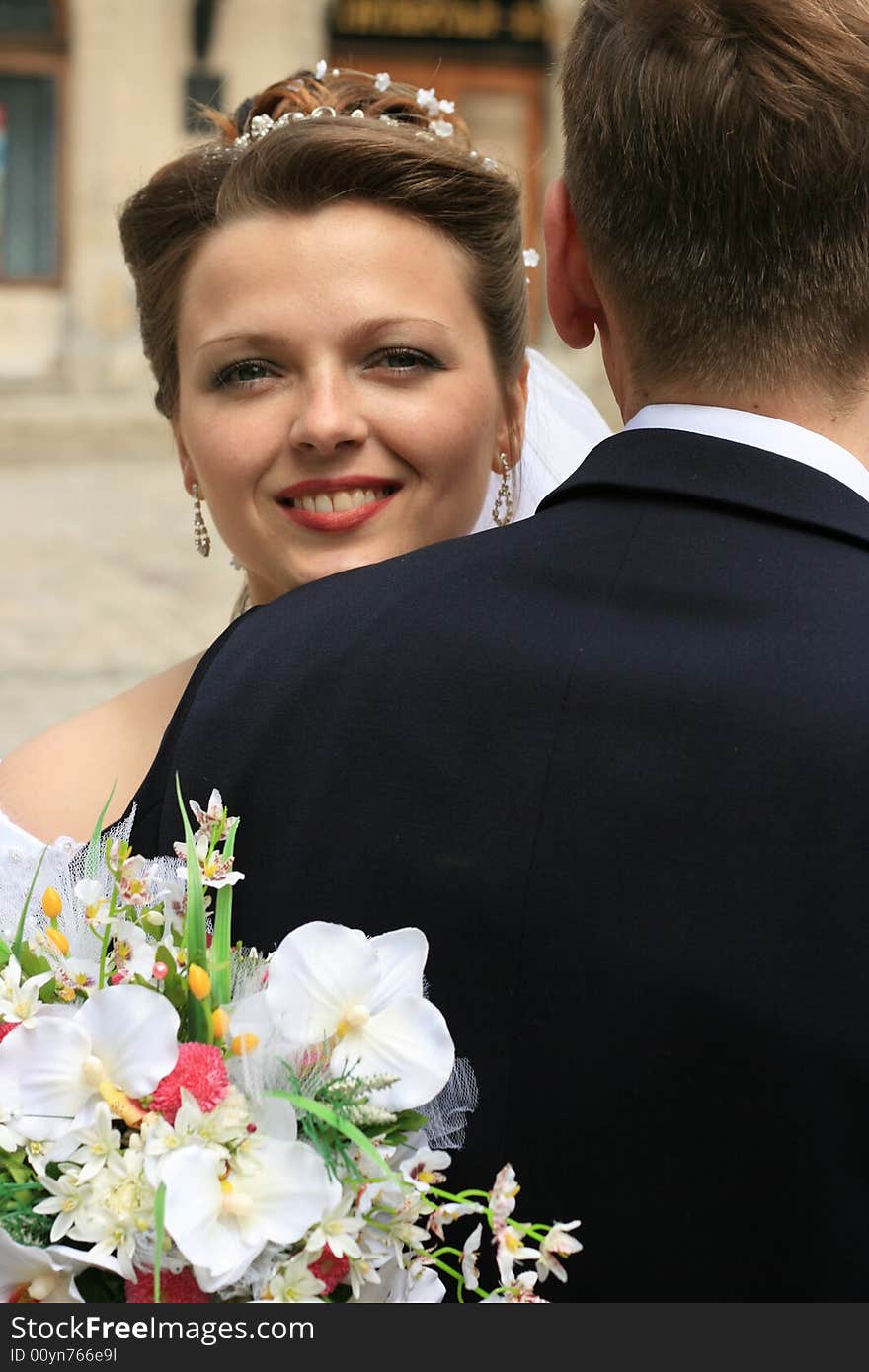 Wedding held in Lviv, Ukraine,. Wedding held in Lviv, Ukraine,