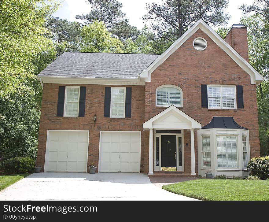 Brick House with Round Vent