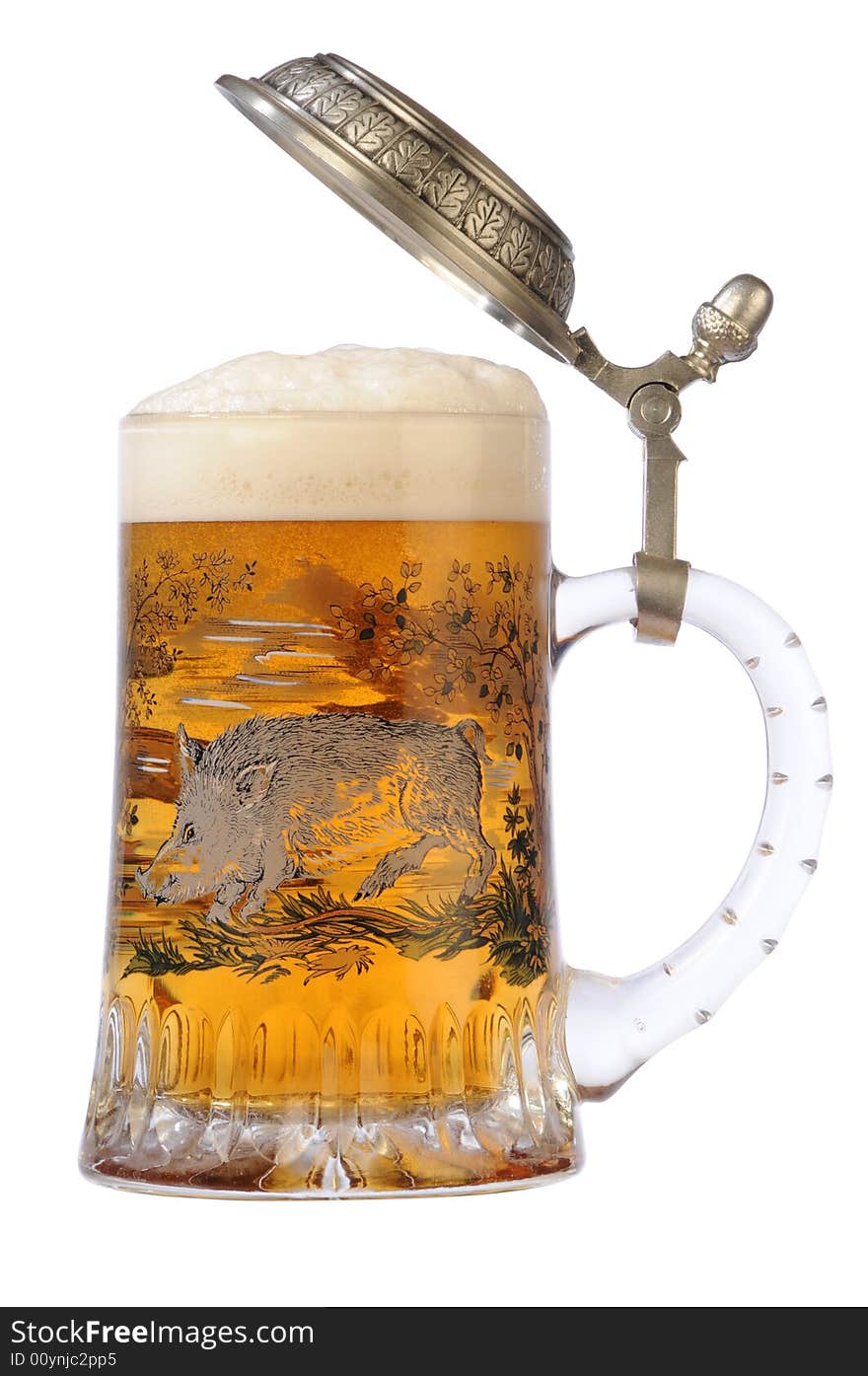 Mug Of Beer With Path