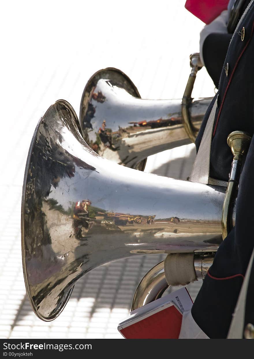 Two tubas