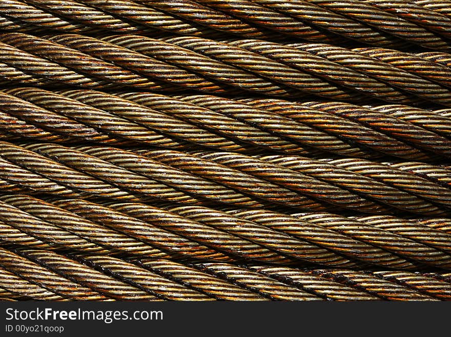 Close up of big metal wire fantastic texture and detail, perfect for designs or backgrounds. Close up of big metal wire fantastic texture and detail, perfect for designs or backgrounds