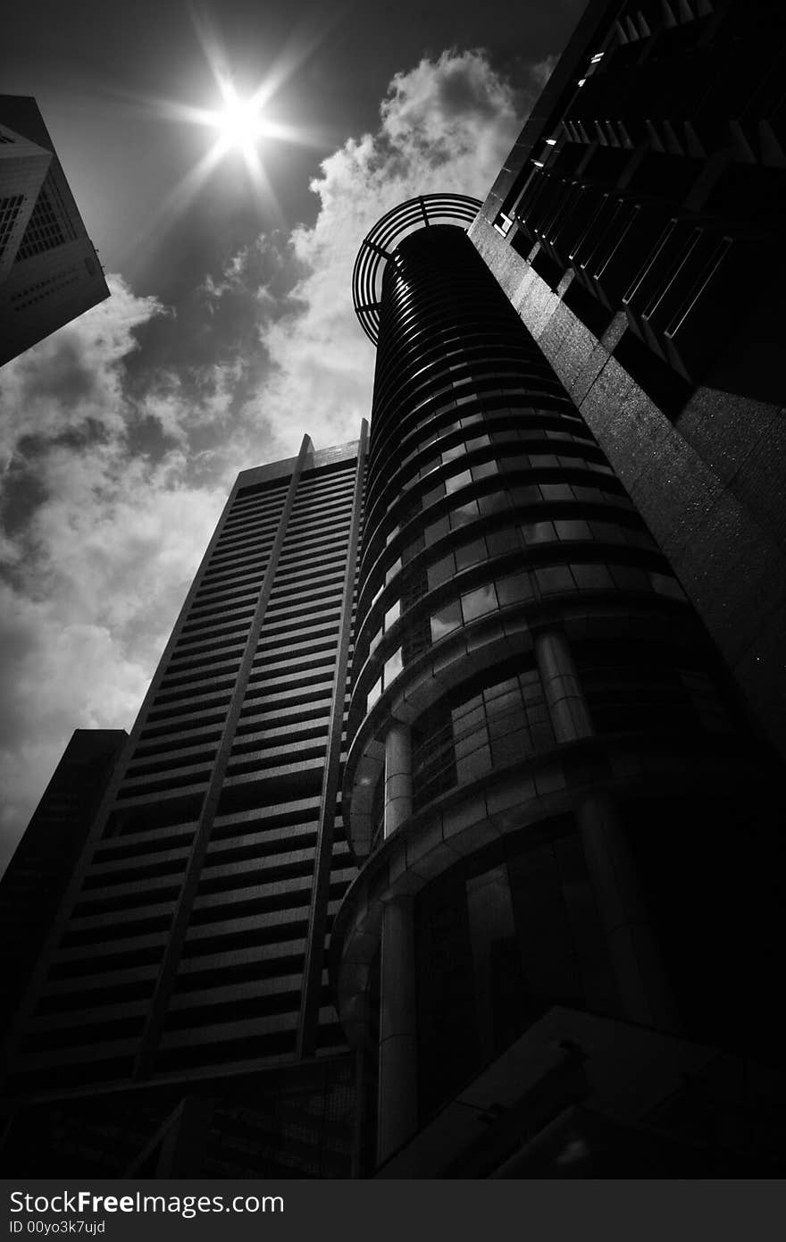 Heart of the central business district, singapore. Heart of the central business district, singapore