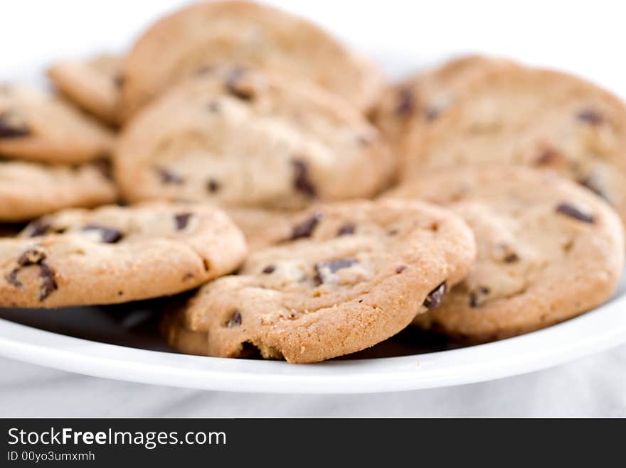 Closeup of cookies