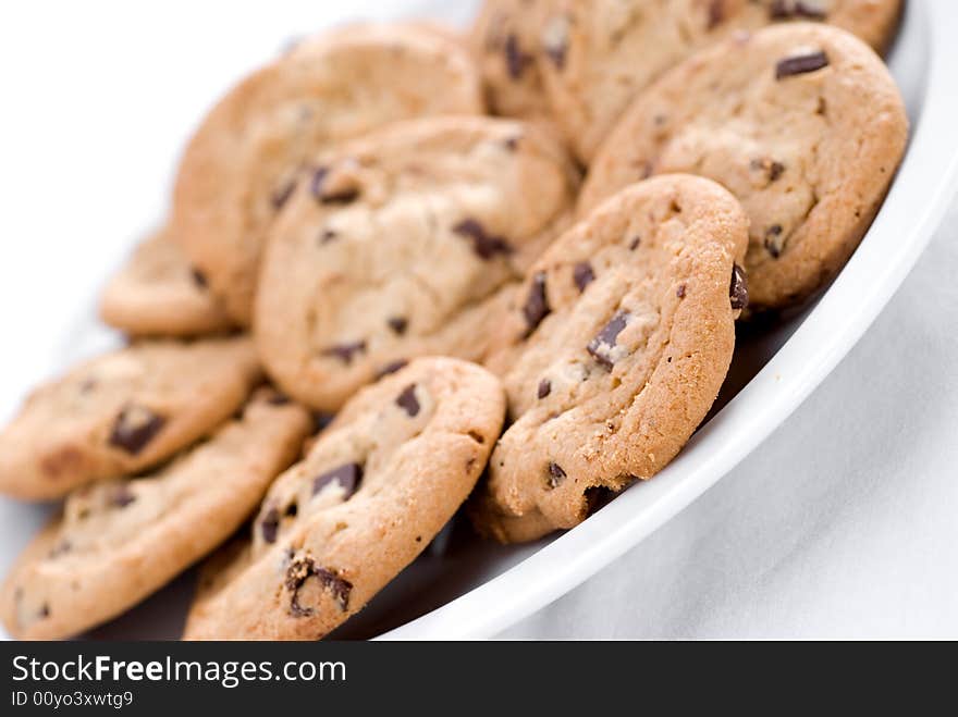 Closeup of cookies