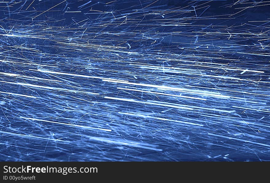 A abstract background of blue rays flowing. A abstract background of blue rays flowing