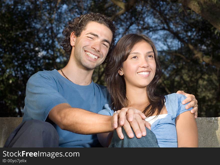 Happy, Smiling Couple. Horizontal